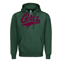 Sports Green montana griz Zipper Hoodie - linhVisuals