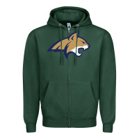 Sports Green montana state bobcats Zipper Hoodie - linhVisuals