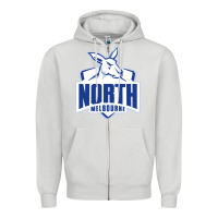 Dove Grey north melbourne fc Zipper Hoodie - linhVisuals