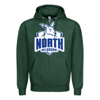 Sports Green north melbourne fc Zipper Hoodie - linhVisuals