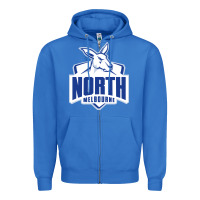 True Royal north melbourne fc Zipper Hoodie - linhVisuals