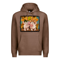 Chestnut fall pigs Premium Hoodie - Jasminsmagicworld