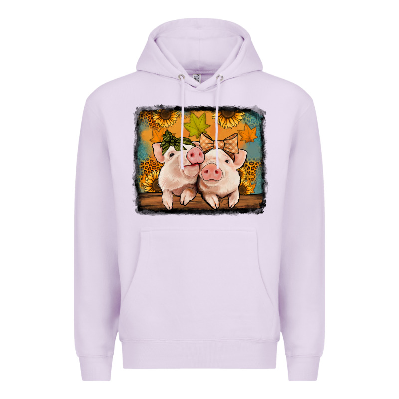 Fall Pigs Premium Hoodie by Jasminsmagicworld | Teevron
