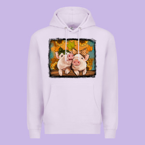 Fall Pigs Premium Hoodie Designed By Jasminsmagicworld
