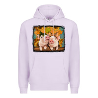 Lilac fall pigs Premium Hoodie - Jasminsmagicworld