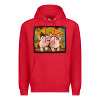 Red fall pigs Premium Hoodie - Jasminsmagicworld