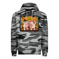 Slate Camo fall pigs Premium Hoodie - Jasminsmagicworld