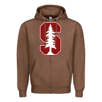 Chestnut stanford cardinal Zipper Hoodie - linhVisuals