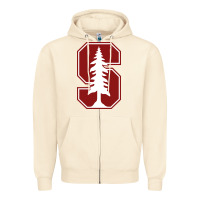 Sandshell stanford cardinal Zipper Hoodie - linhVisuals