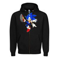 Black Söniĉ Kids Zipper Hoodie - linhVisuals