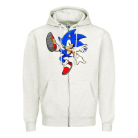 Oatmeal Heather Söniĉ Kids Zipper Hoodie - linhVisuals