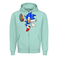 Seafoam Söniĉ Kids Zipper Hoodie - linhVisuals