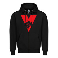 Black sydney swans Zipper Hoodie - linhVisuals