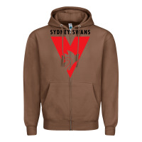 Chestnut sydney swans Zipper Hoodie - linhVisuals