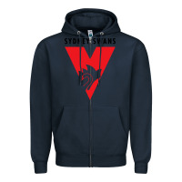 Navy sydney swans Zipper Hoodie - linhVisuals