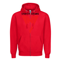 Red sydney swans Zipper Hoodie - linhVisuals