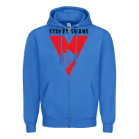 True Royal sydney swans Zipper Hoodie - linhVisuals