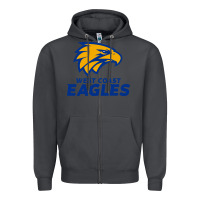 Smoke west coast eagles Zipper Hoodie - linhVisuals