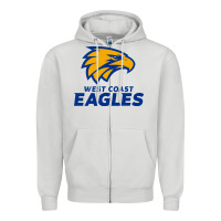 Dove Grey west coast eagles Zipper Hoodie - linhVisuals