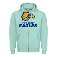 Seafoam west coast eagles Zipper Hoodie - linhVisuals