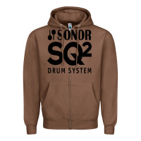 Chestnut Sonor Drum Zipper Hoodie - linhVisuals
