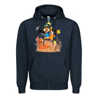 Navy conker the squirrel, bad, video game, game, green, squirel Zipper Hoodie - linhVisuals