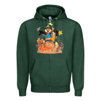 Sports Green conker the squirrel, bad, video game, game, green, squirel Zipper Hoodie - linhVisuals