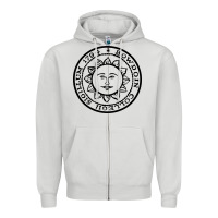 Dove Grey bowdoin college x Zipper Hoodie - linhVisuals