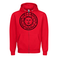 Red bowdoin college x Zipper Hoodie - linhVisuals