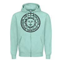Seafoam bowdoin college x Zipper Hoodie - linhVisuals