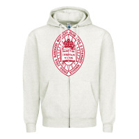 Oatmeal Heather bard college Zipper Hoodie - linhVisuals