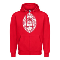 Red bard college Zipper Hoodie - linhVisuals
