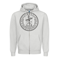 Dove Grey dickinson college Zipper Hoodie - linhVisuals