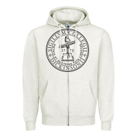 Oatmeal Heather dickinson college Zipper Hoodie - linhVisuals