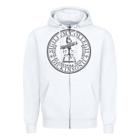 White dickinson college Zipper Hoodie - linhVisuals