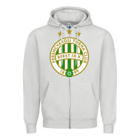 Dove Grey the-ferencváros-pen Zipper Hoodie - linhVisuals