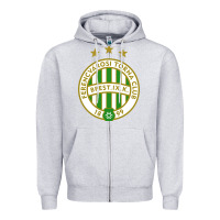 Heather Grey the-ferencváros-pen Zipper Hoodie - linhVisuals