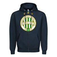 Navy the-ferencváros-pen Zipper Hoodie - linhVisuals