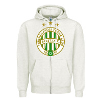 Oatmeal Heather the-ferencváros-pen Zipper Hoodie - linhVisuals
