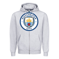 Heather Grey the-manchester-city-pen Zipper Hoodie - linhVisuals