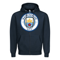 Navy the-manchester-city-pen Zipper Hoodie - linhVisuals