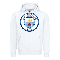 White the-manchester-city-pen Zipper Hoodie - linhVisuals