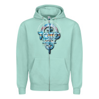 Seafoam toto black dwi Zipper Hoodie - linhVisuals