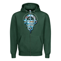 Sports Green toto black dwi Zipper Hoodie - linhVisuals