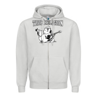 Dove Grey true religion [tw] Zipper Hoodie - linhVisuals