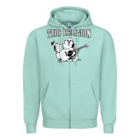Seafoam true religion [tw] Zipper Hoodie - linhVisuals
