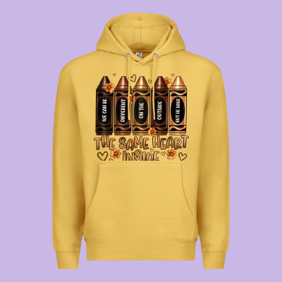 The Same Heart Inside Artiststas Premium Hoodie Designed By Artiststas