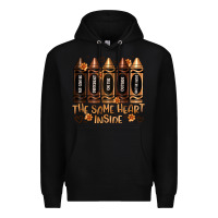 Black the same heart inside artiststas Premium Hoodie - Artiststas