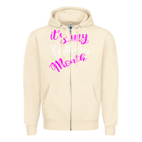 Sandshell it's my birthday month party Zipper Hoodie - linhVisuals