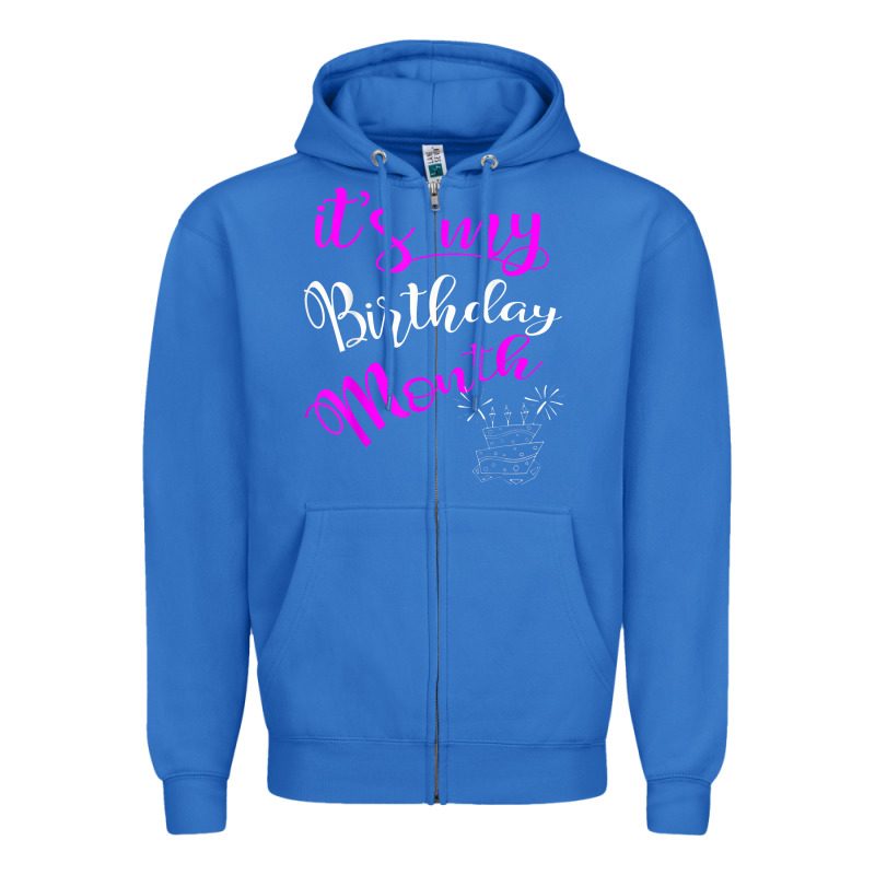It's My Birthday Month Party Zipper Hoodie by linhVisuals | Teevron